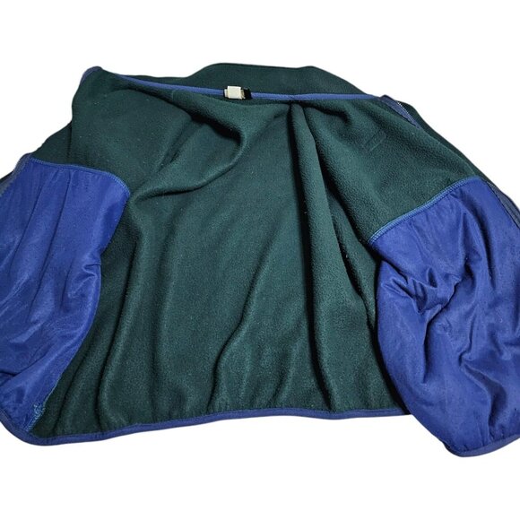 Vintage LL Bean Fleece Jacket Mens XXL Tall Forest Green Full Zip 2XLT FY31 - Picture 6 of 9